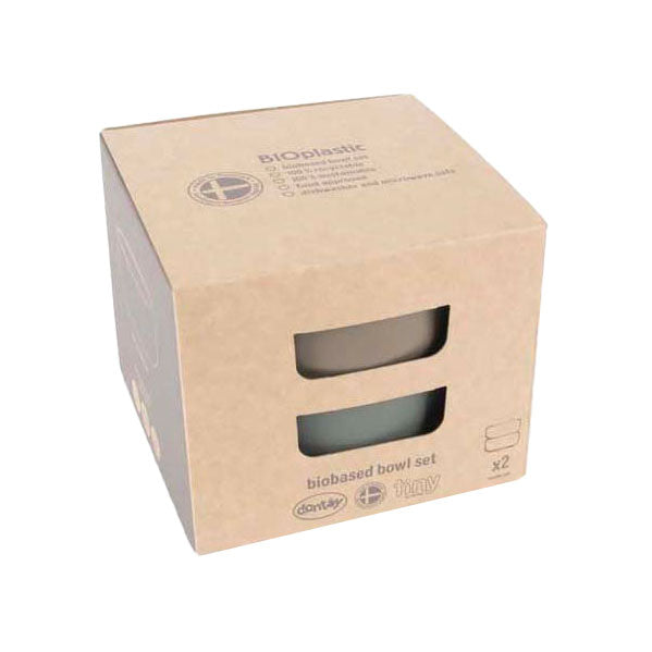 Dantoy Schossel Set Mokka Olivegréng, 2 Stéck.