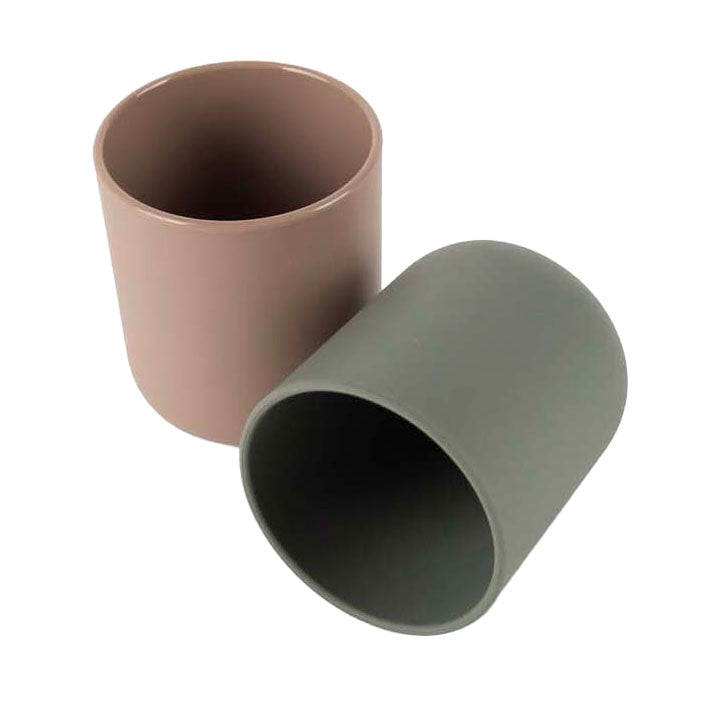 Dantoy cup set mocha olive green, 2 pcs.