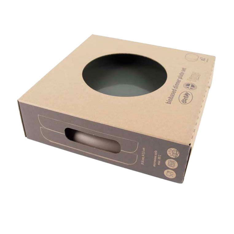 Dantoy Plattenset Olivegréng Mokka, 2 Stéck.