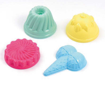 Forma di sabbia di gelato e cupcakes ecoffier, 4st.
