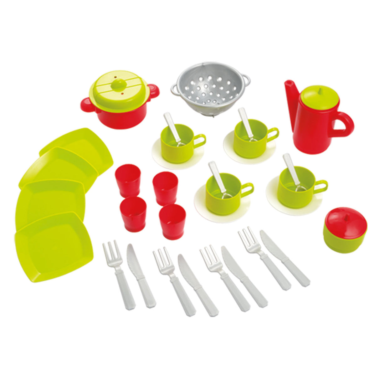 Ecoiffier 100% Chef Dinnerware Set in Bag