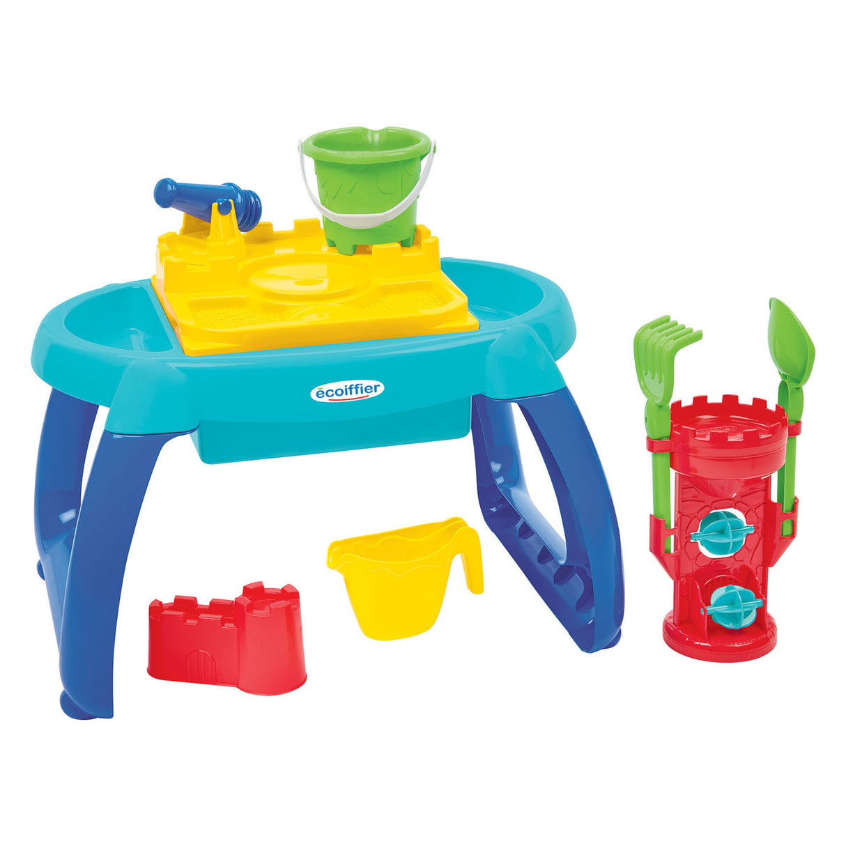 Ecoiffier water table with castle tower