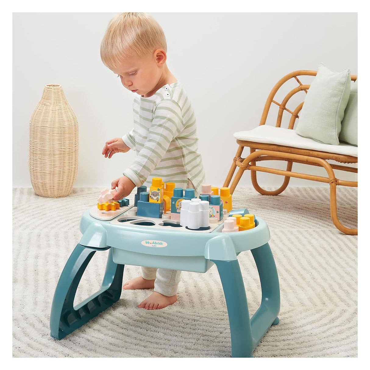 Tabla de primera actividad de Abrick con bloques