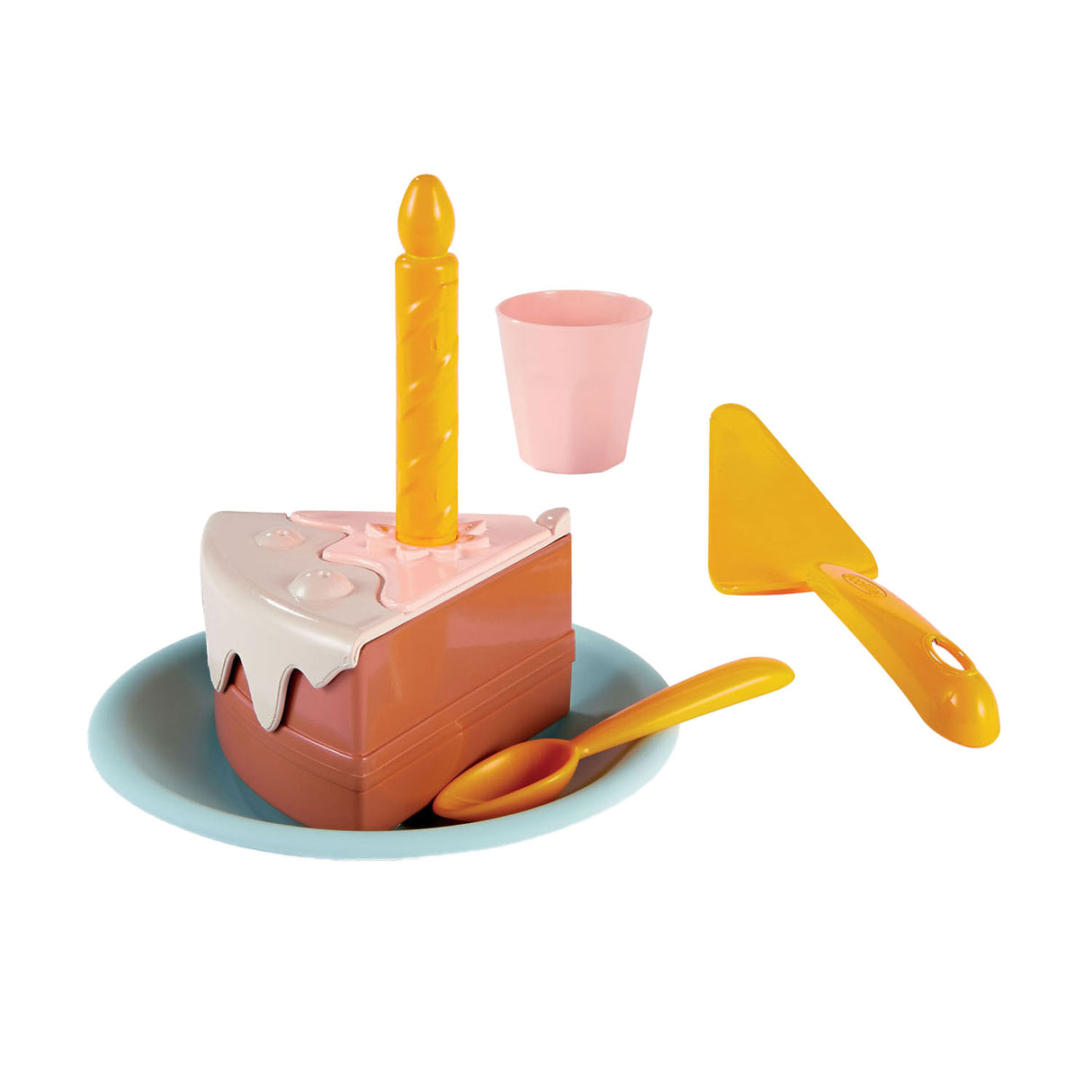 Ecoiffier imirt bia leagtha císte lá breithe bia, 20 píosaí.