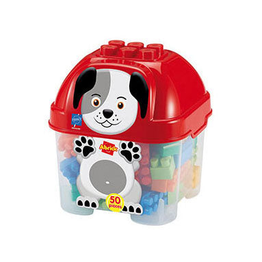 Abrick building blocks dog in storage box - 50 pcs.