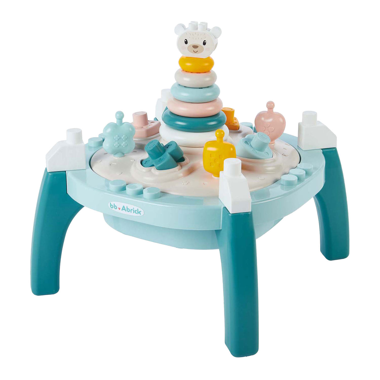 Ecoiffier abrick baby my first activity miza, 21 kosov.