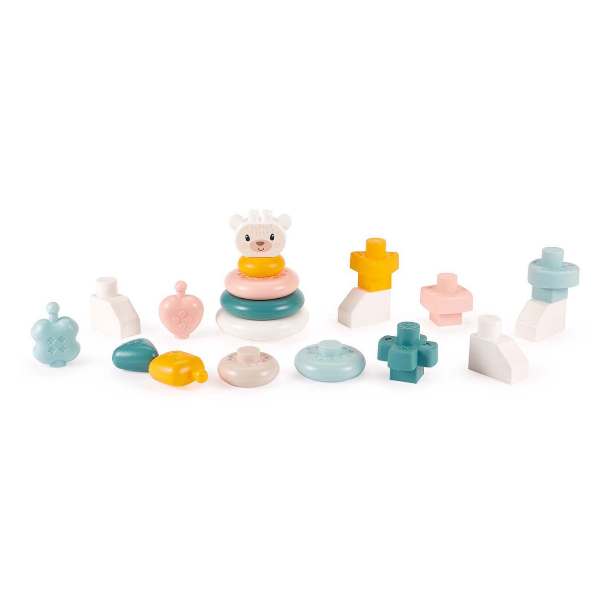 Ecoiffier abrick baby ensimmäinen aktiviteettipöytäni, 21 kpl.