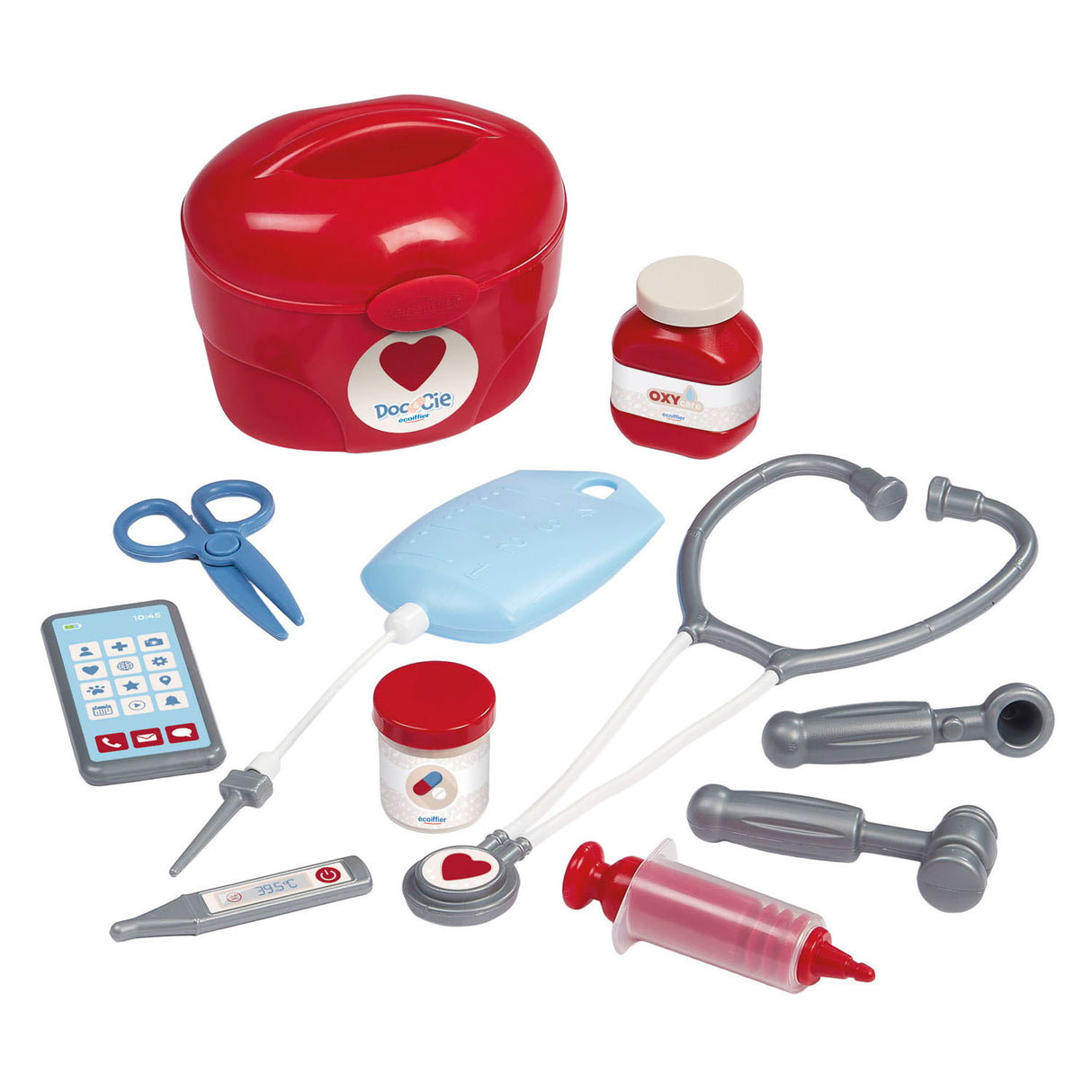 Ecoiffier doc cie medische trolley - 12dlg.