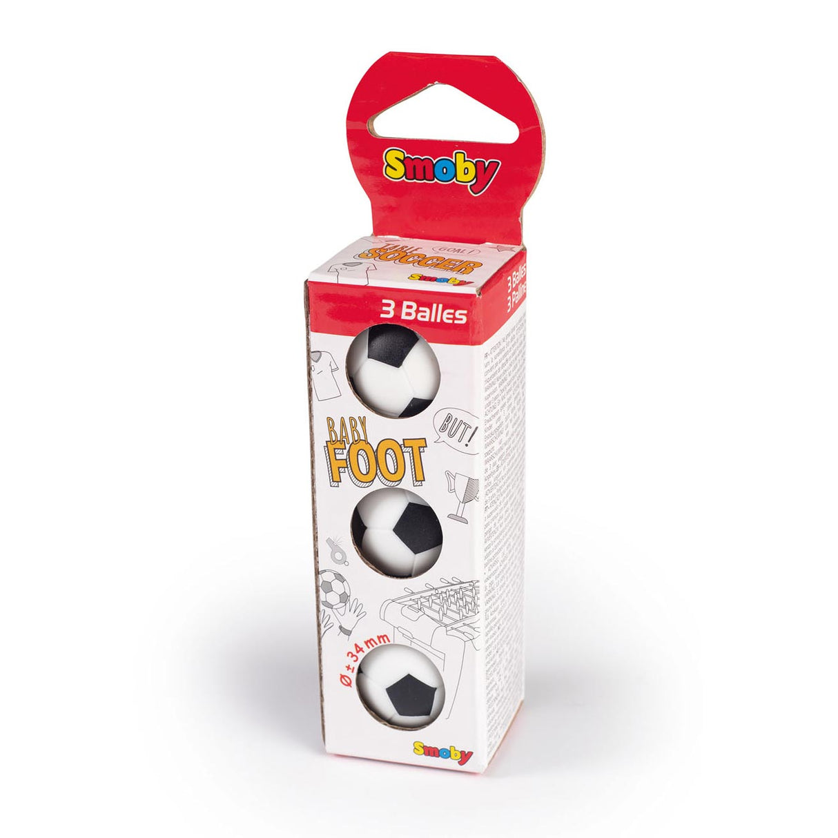 Smoby Table Football Balls, 3 pcs.