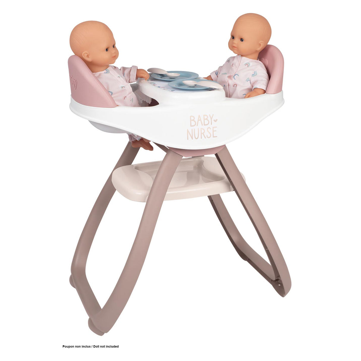 Smoby Baby Nurse Baby Chair For 2 Dolls