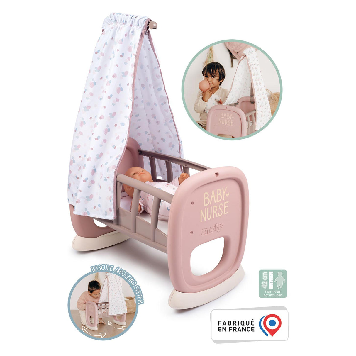 Smoby - Baby Nurse Cradle