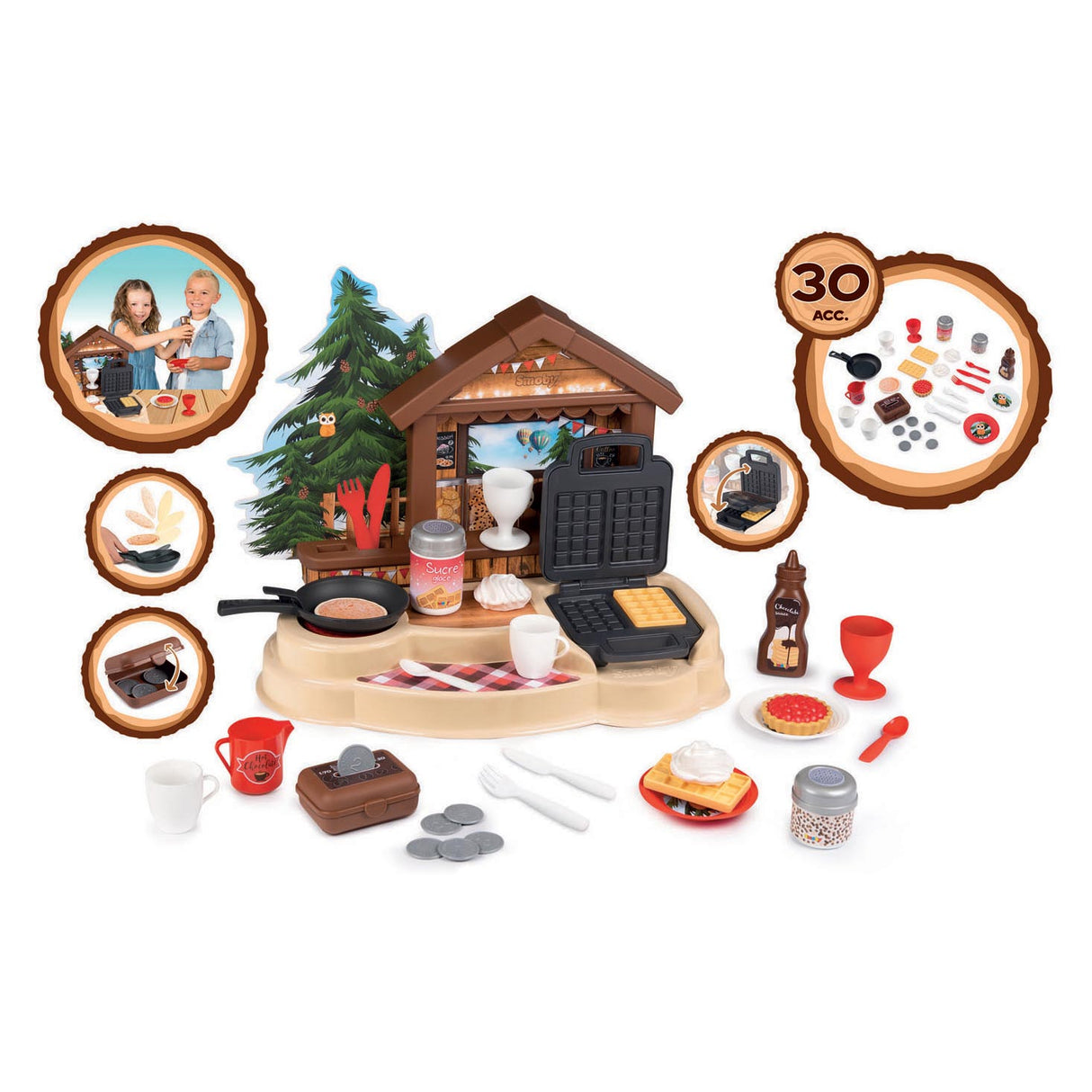 Smoby Winter Chalet mit Accessoires 30dlg.