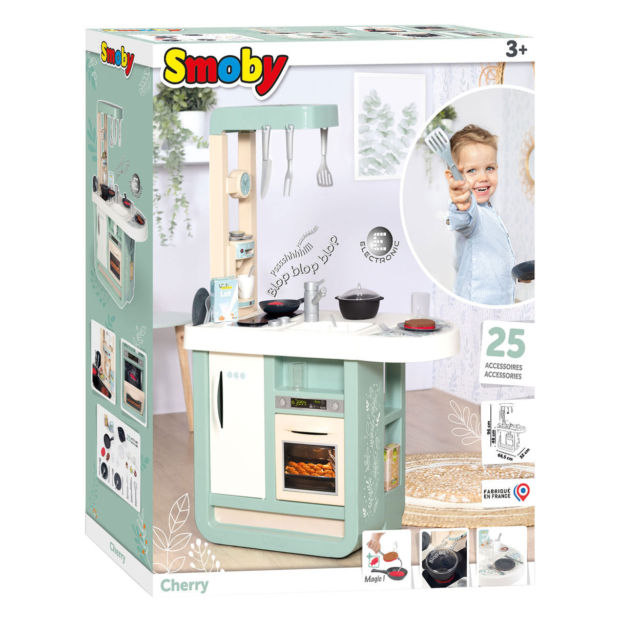 Cucina di ciliegio Smoby 25dlg.