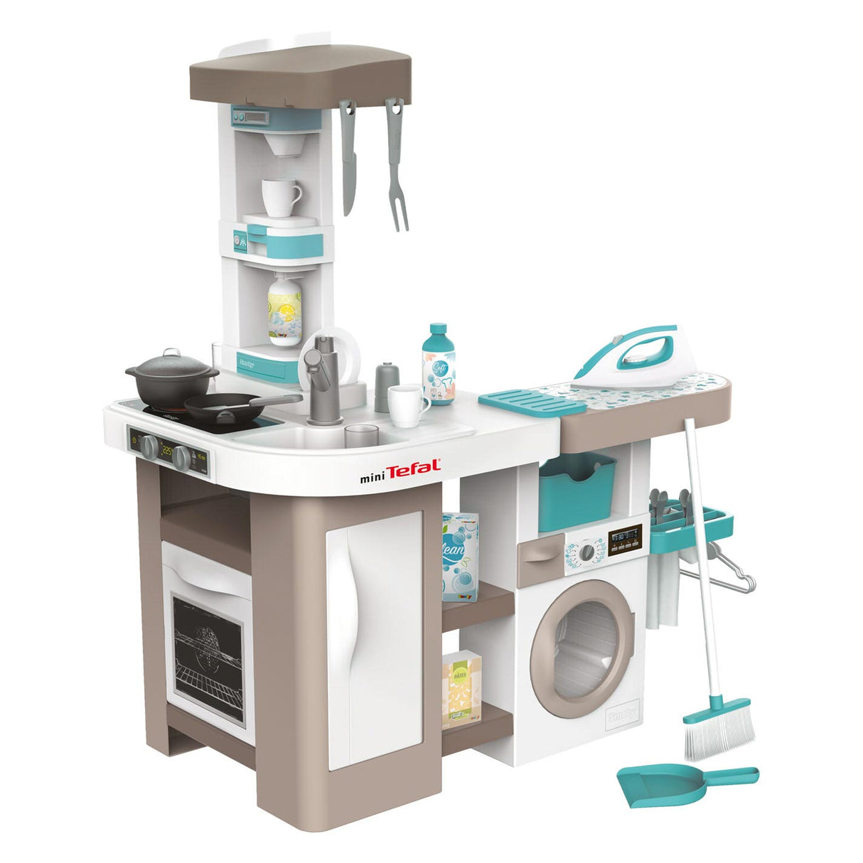 Smoby Tefal Kitchen with Household Station 36dlg.