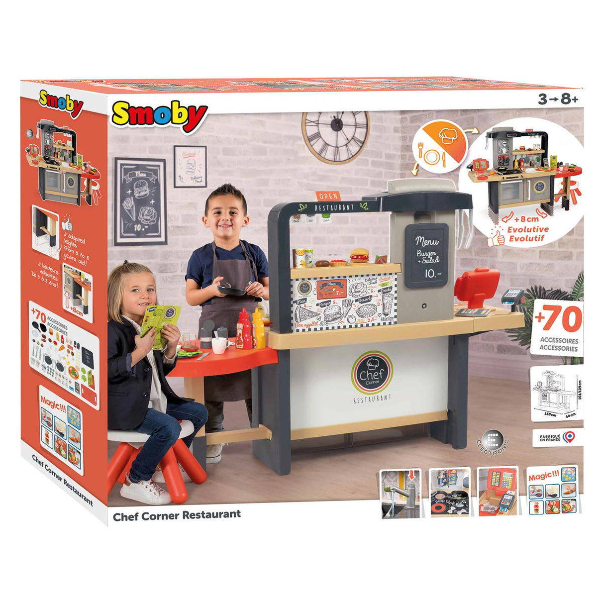 Restoranas Smoby Chef Corner 70vnt.