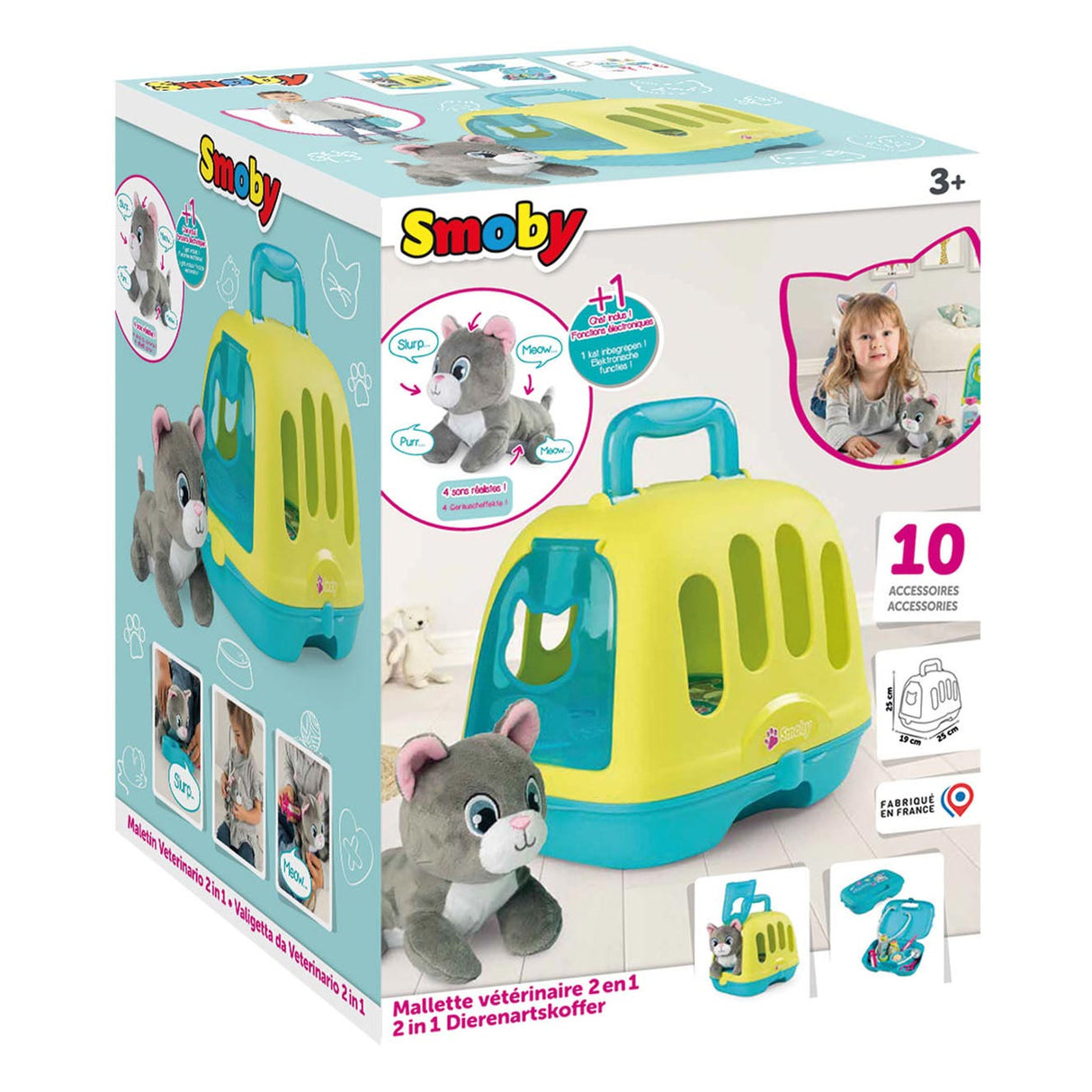 SMOBY DIERENDOKTER PLAY SET 10DLG.