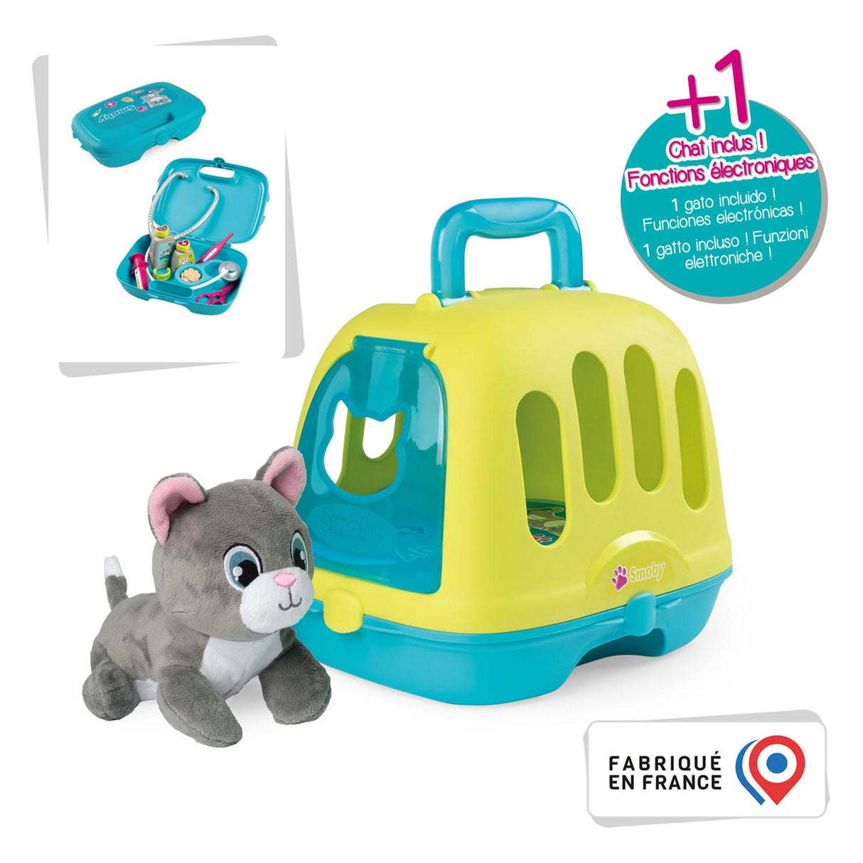 SMOBY DIERENDOKTER PLAY SET 10DLG.