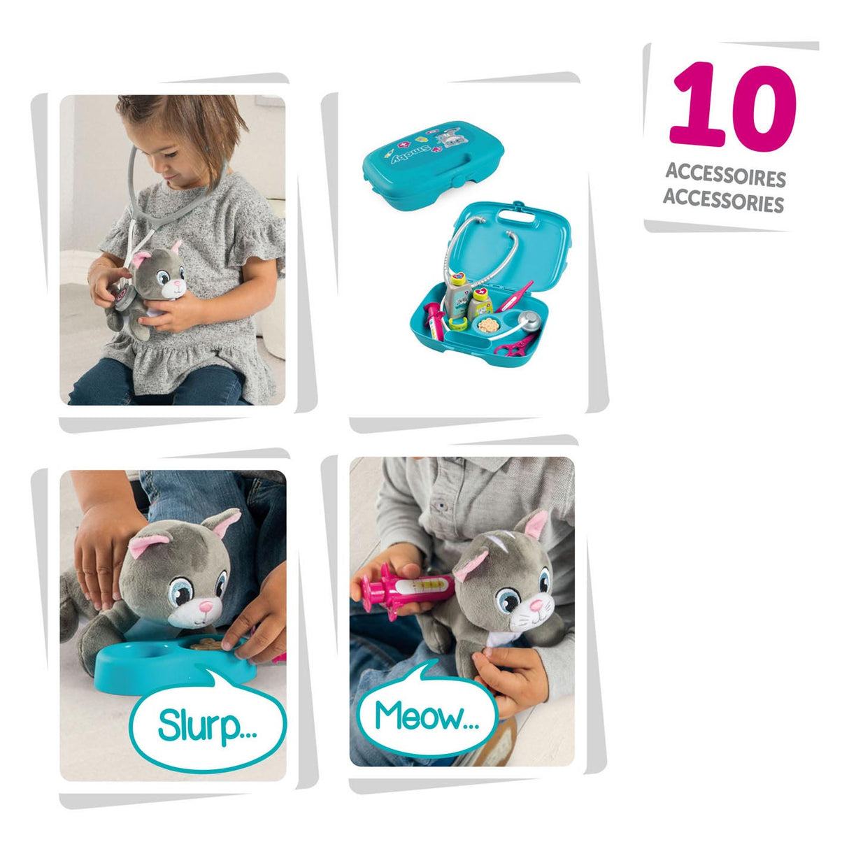 SMOBY DIERENDOKTER PLAY SET 10DLG.