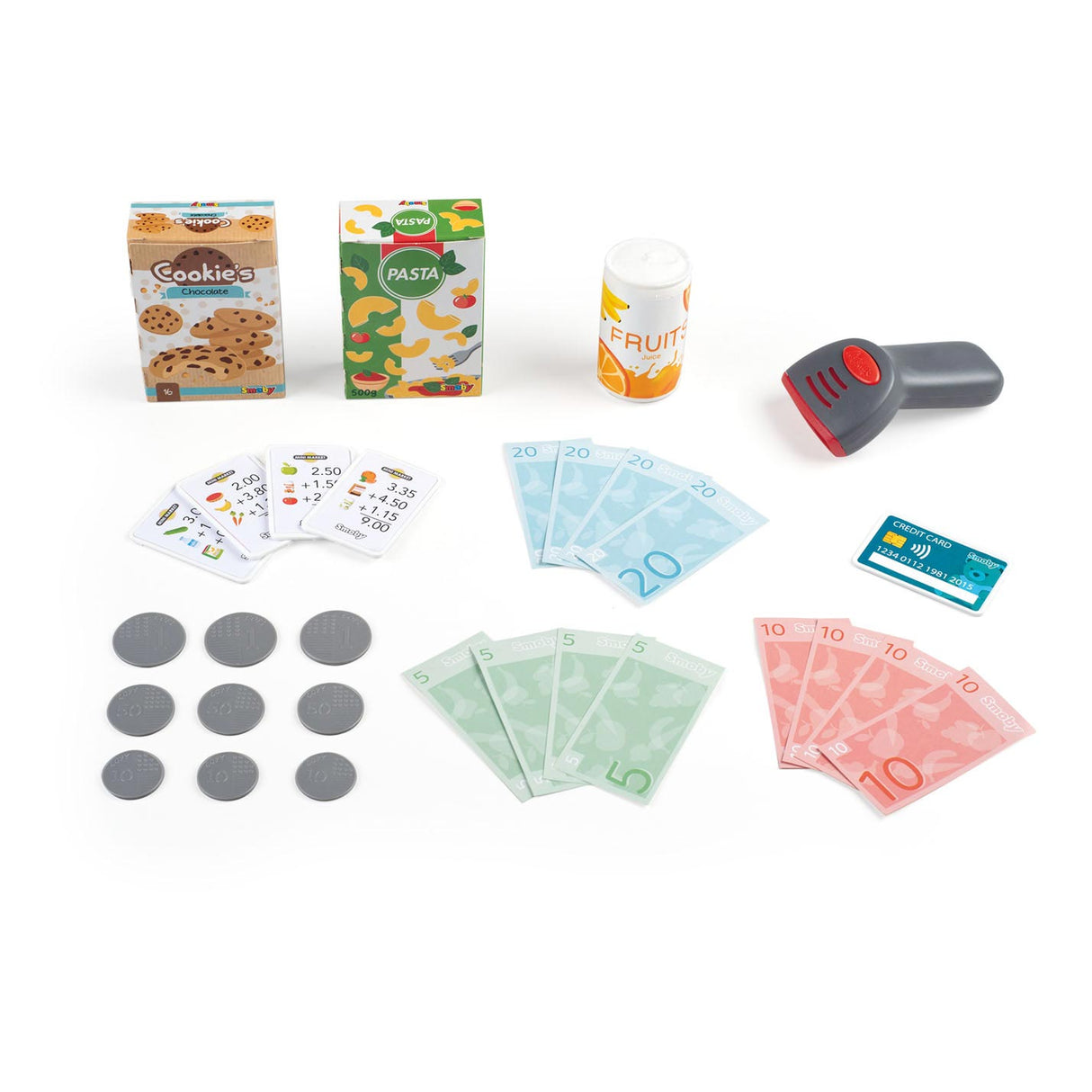 Smoby kassa con accessori 30dlg.