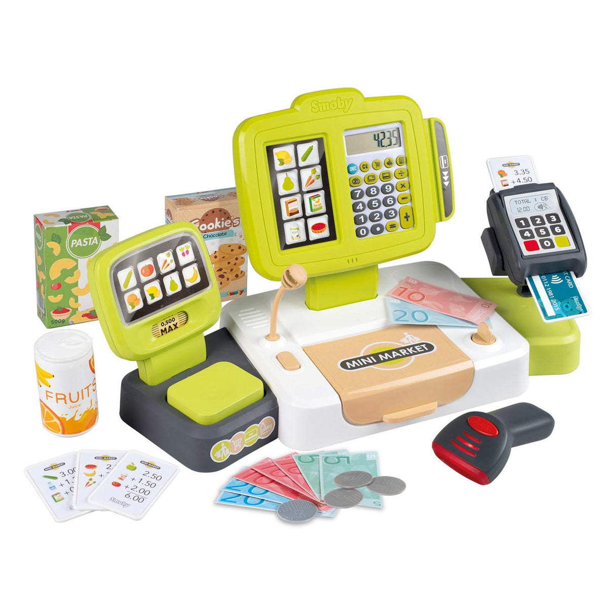 Smoby Cash Register with Accessories, 30pcs.