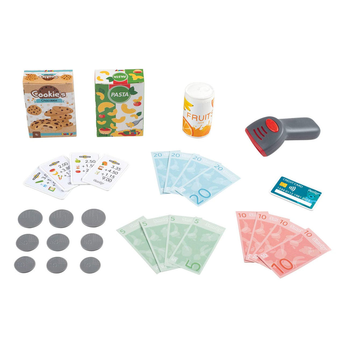 Smoby Cash Register with Accessories, 30pcs.
