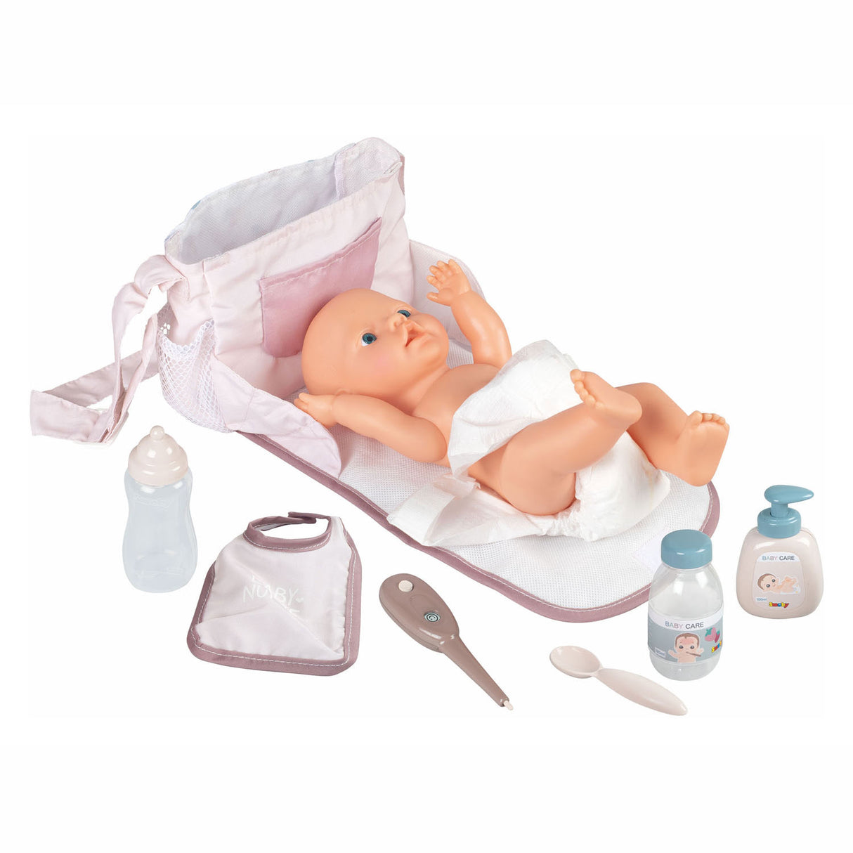 Smoby - Baby Schwester Wickeltasche 8dlg.
