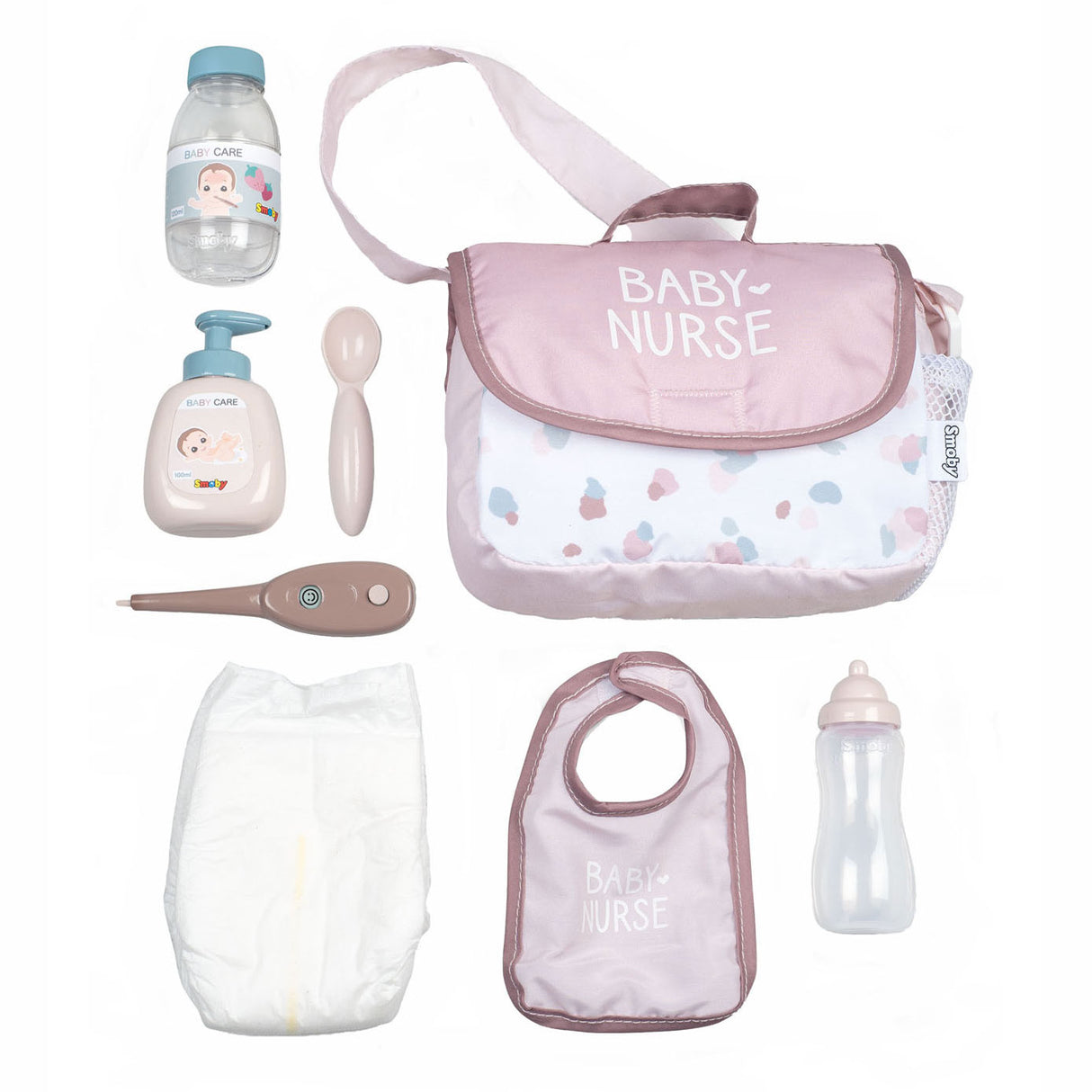 Smoby - Baby Schwester Wickeltasche 8dlg.