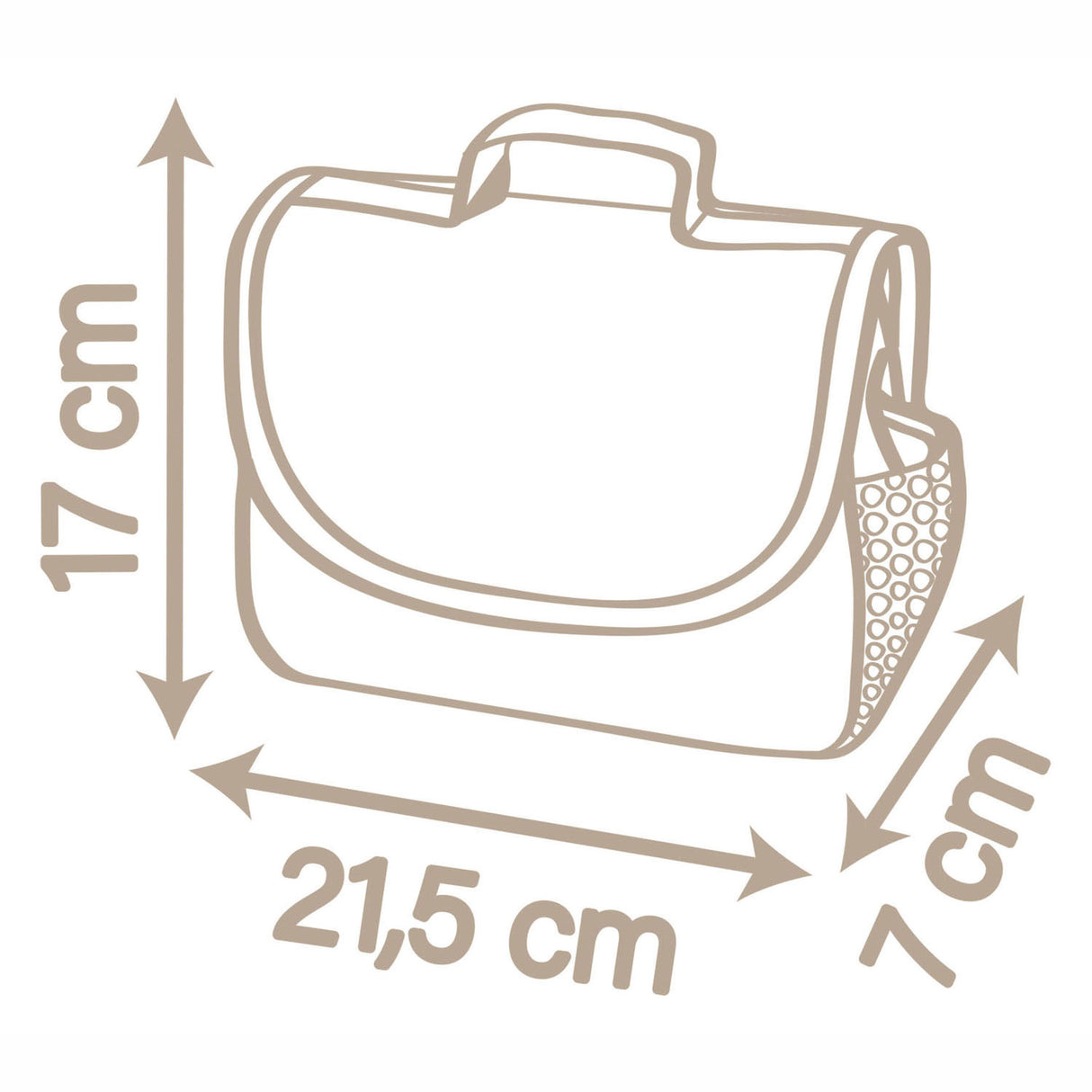 Smoby - Baby Schwester Wickeltasche 8dlg.