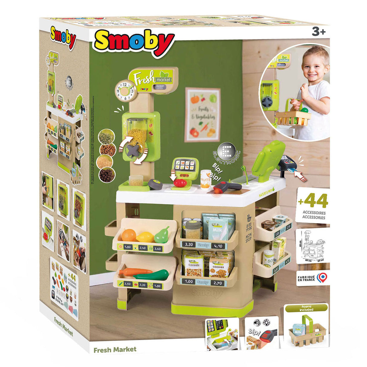Smoby Fresh Supermarket. 43 pcs.