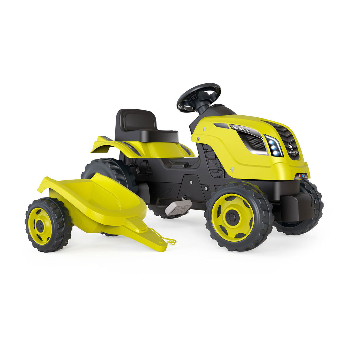 Smoby Farmer XL Steptractor mit Anhängergrün