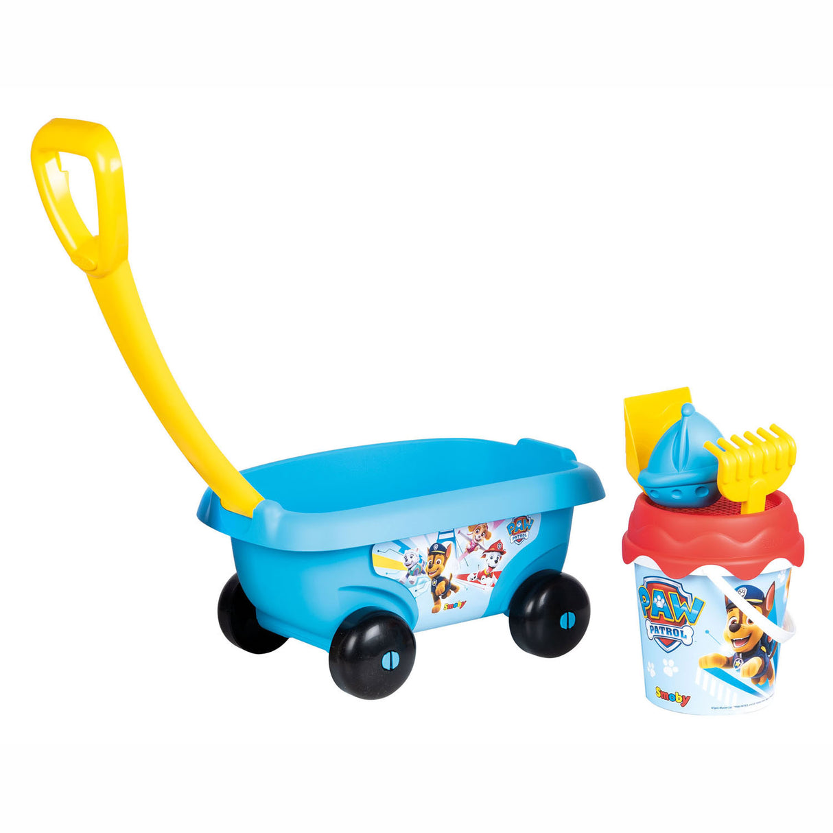 Smoby Beach Set mit Bolderkar Paw Patrol, 5dlg.