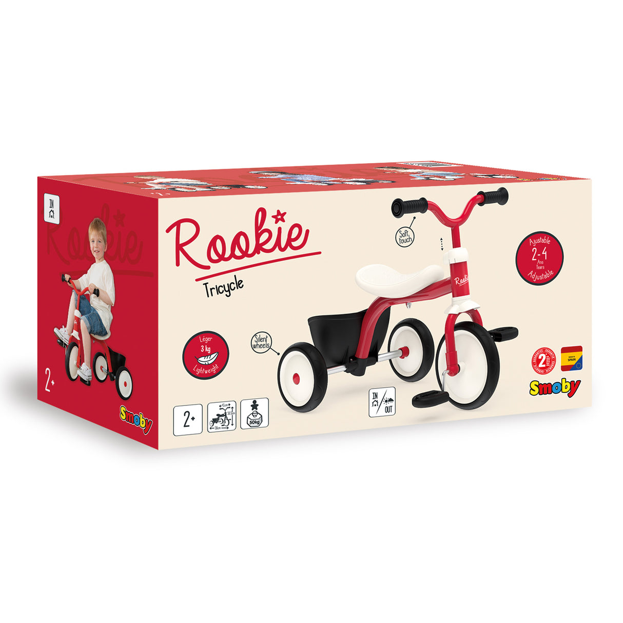 Smoby rookie trike three-wheeler