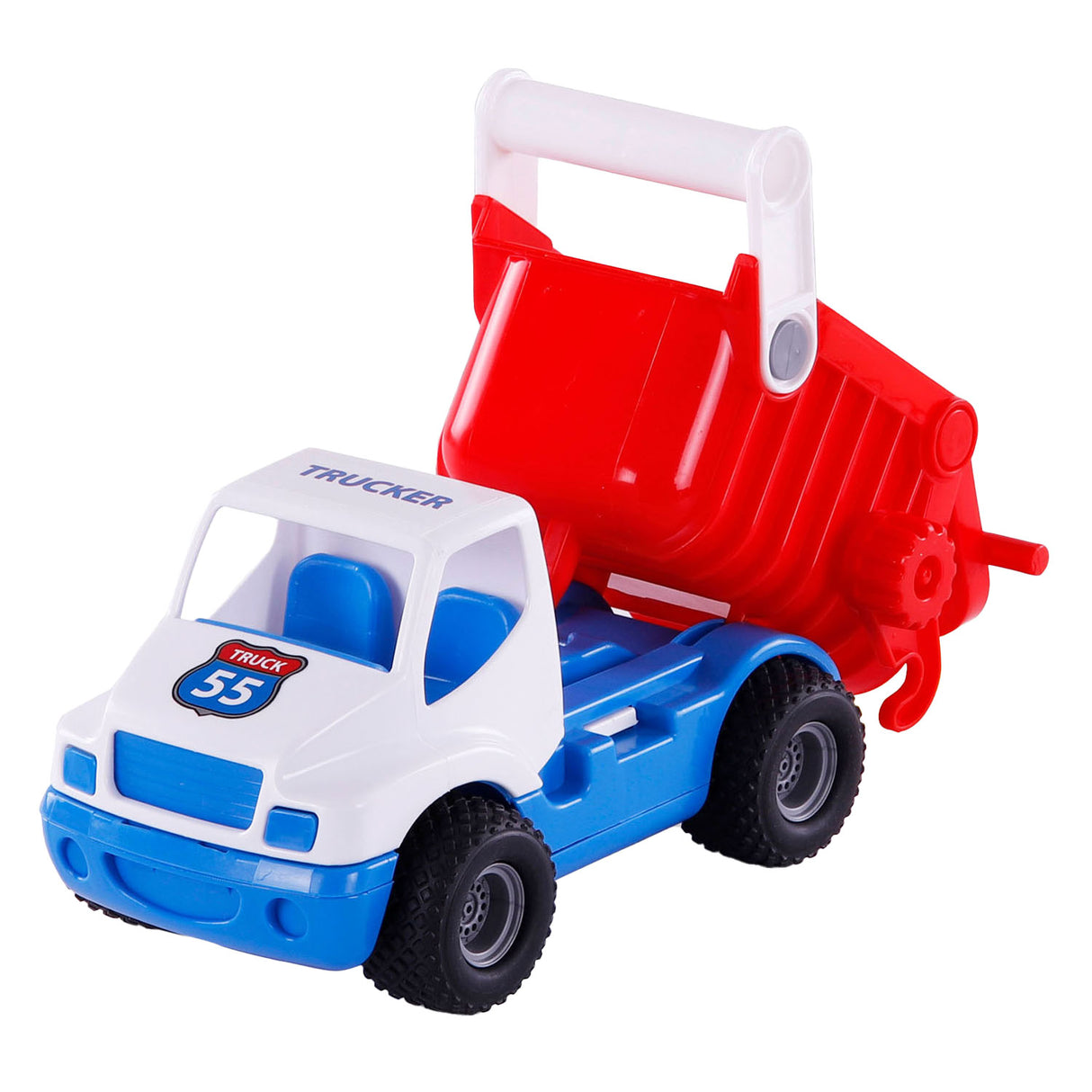 Cavallino grip tipper truck with rubber tires, 26cm