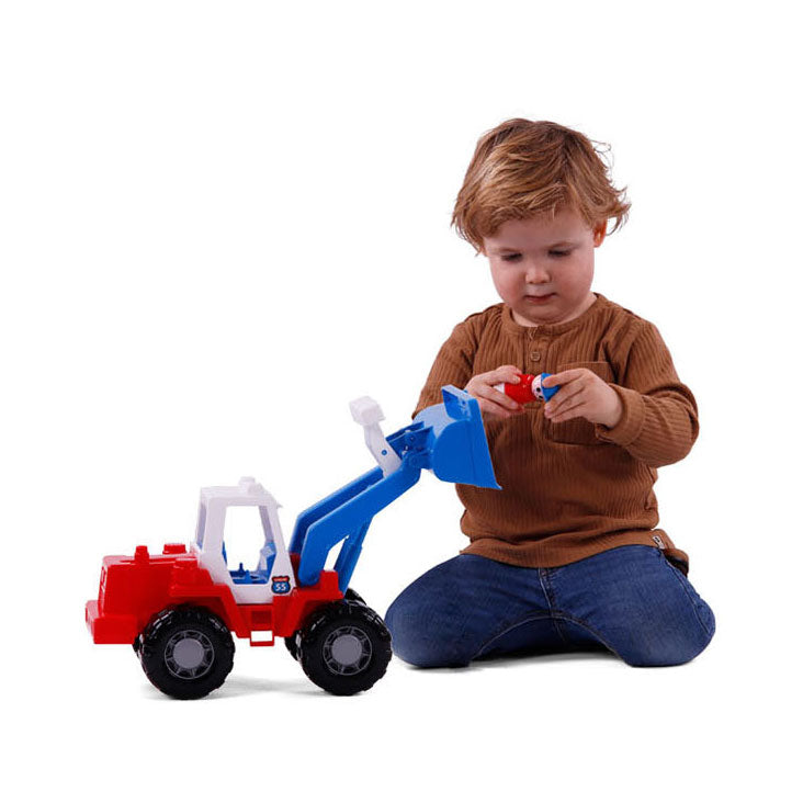 Cavallino excavator with toy figure