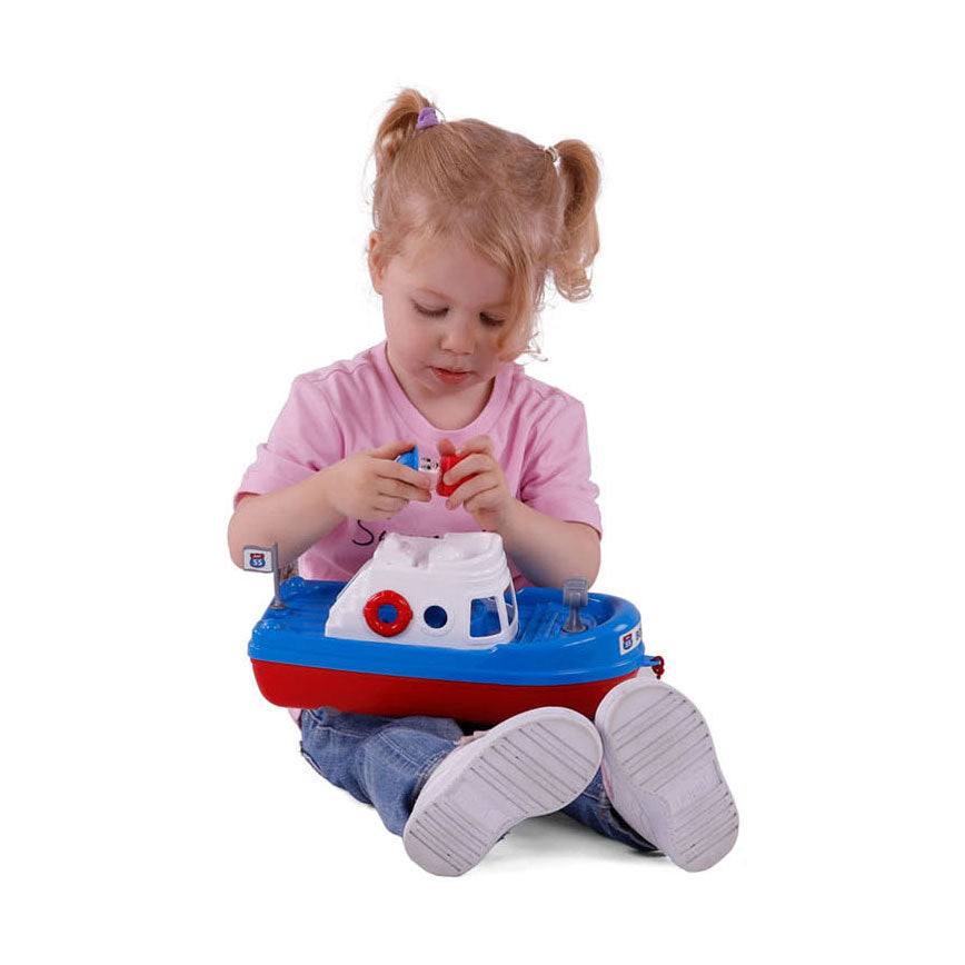 Cavallino -båt med spillfigur