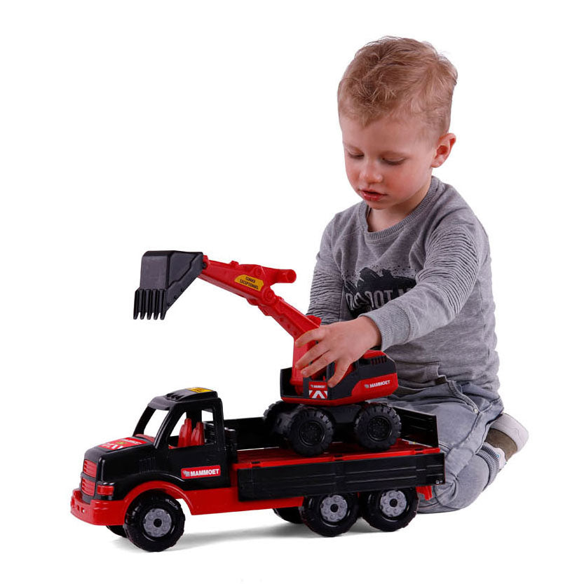 Cavallino mammoth torpedo truck with excavator, 44.5cm