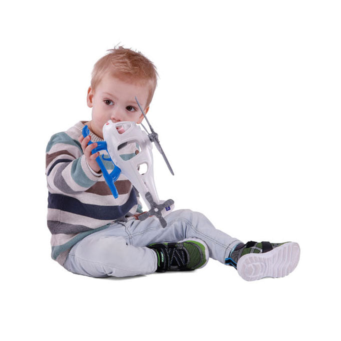 Cavallino Police helicopter with play figure, 29.5 cm