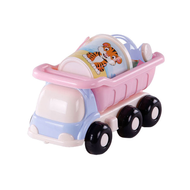 Cavallino beach tipper with bucket set pink, 5 pcs.