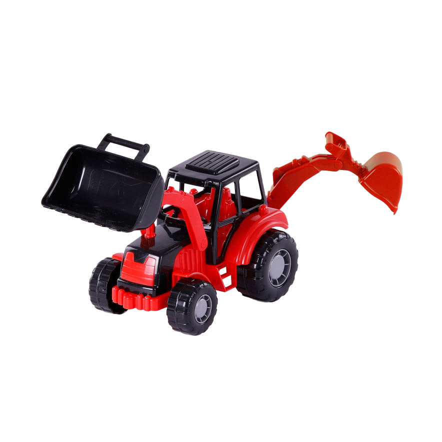 Cavallino junior excavator tractor red
