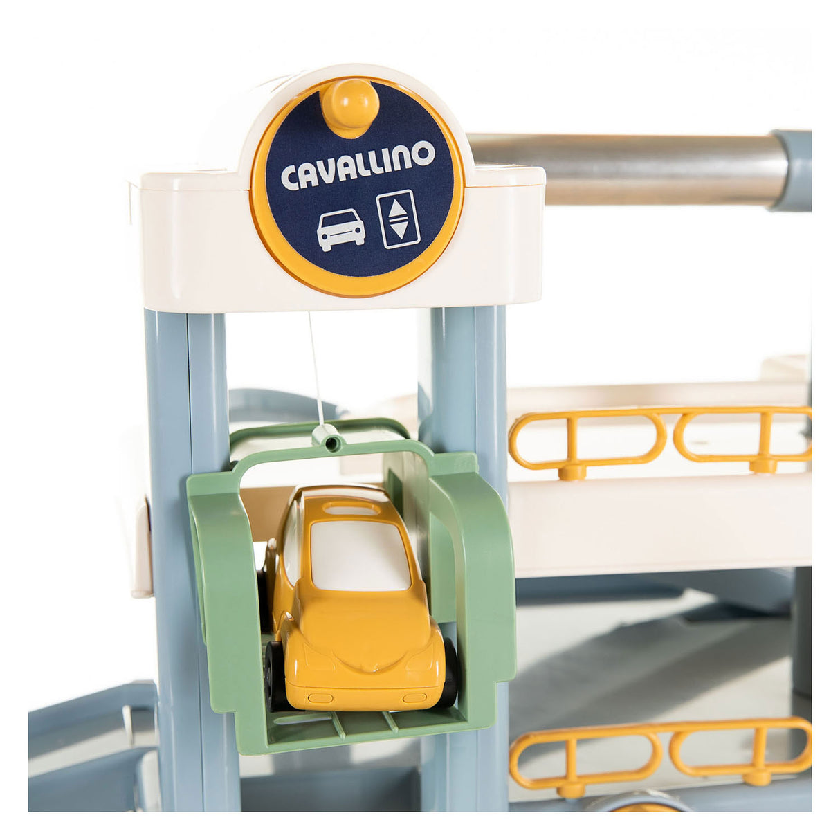 Cavallino luxury garage with cars pastel colors