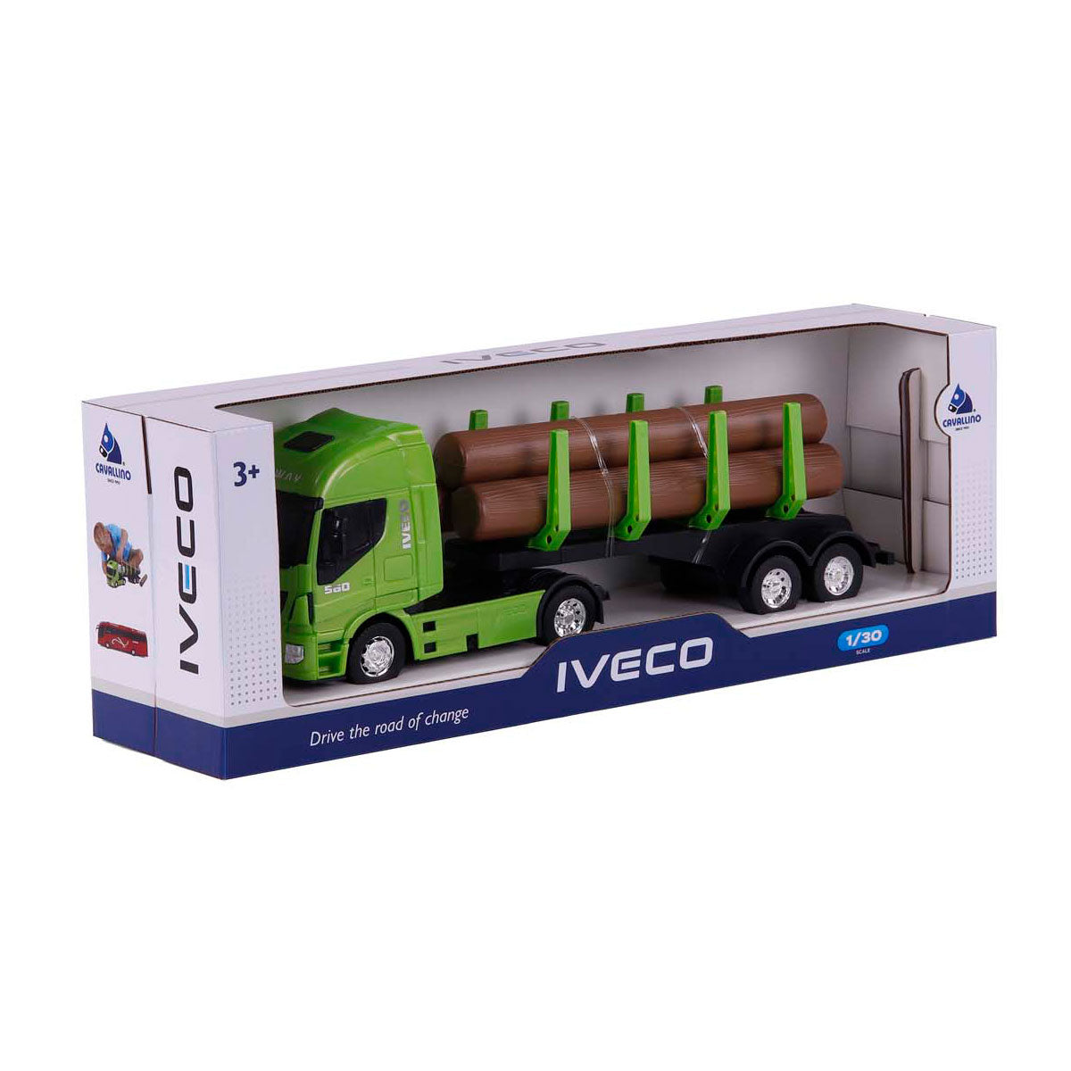 Cavallino Iveco log truck scale 1:30