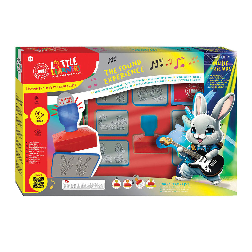 Set de sellos de animales musicales multiprint con sonidos