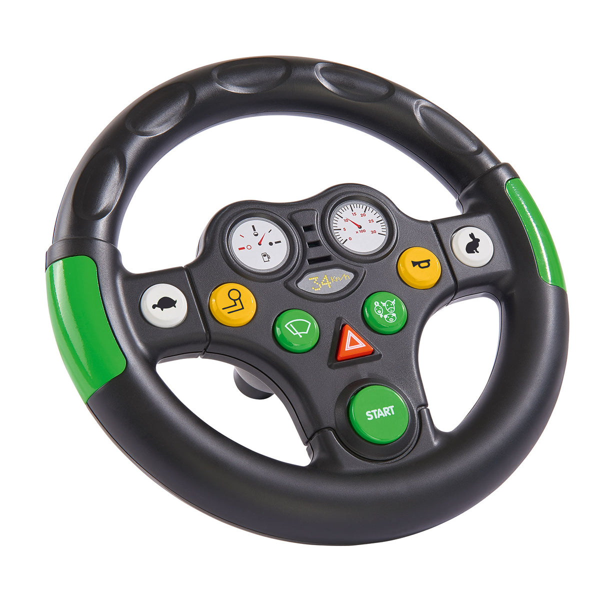 Fuaime tarracóir mór roth stiúrtha