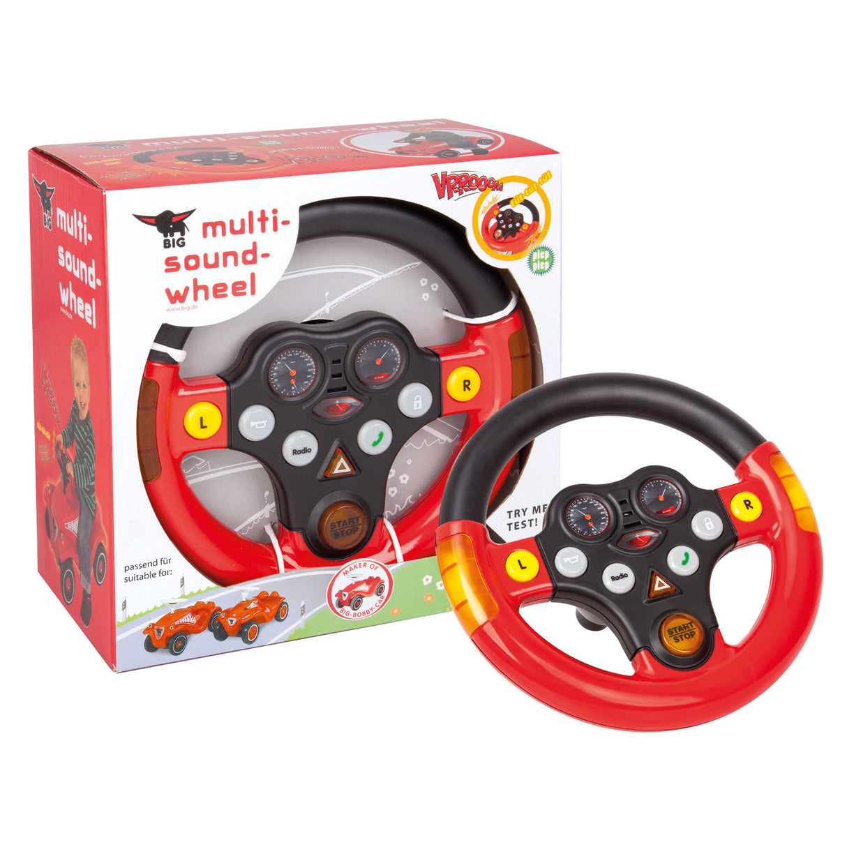 Big steering wheel with sound