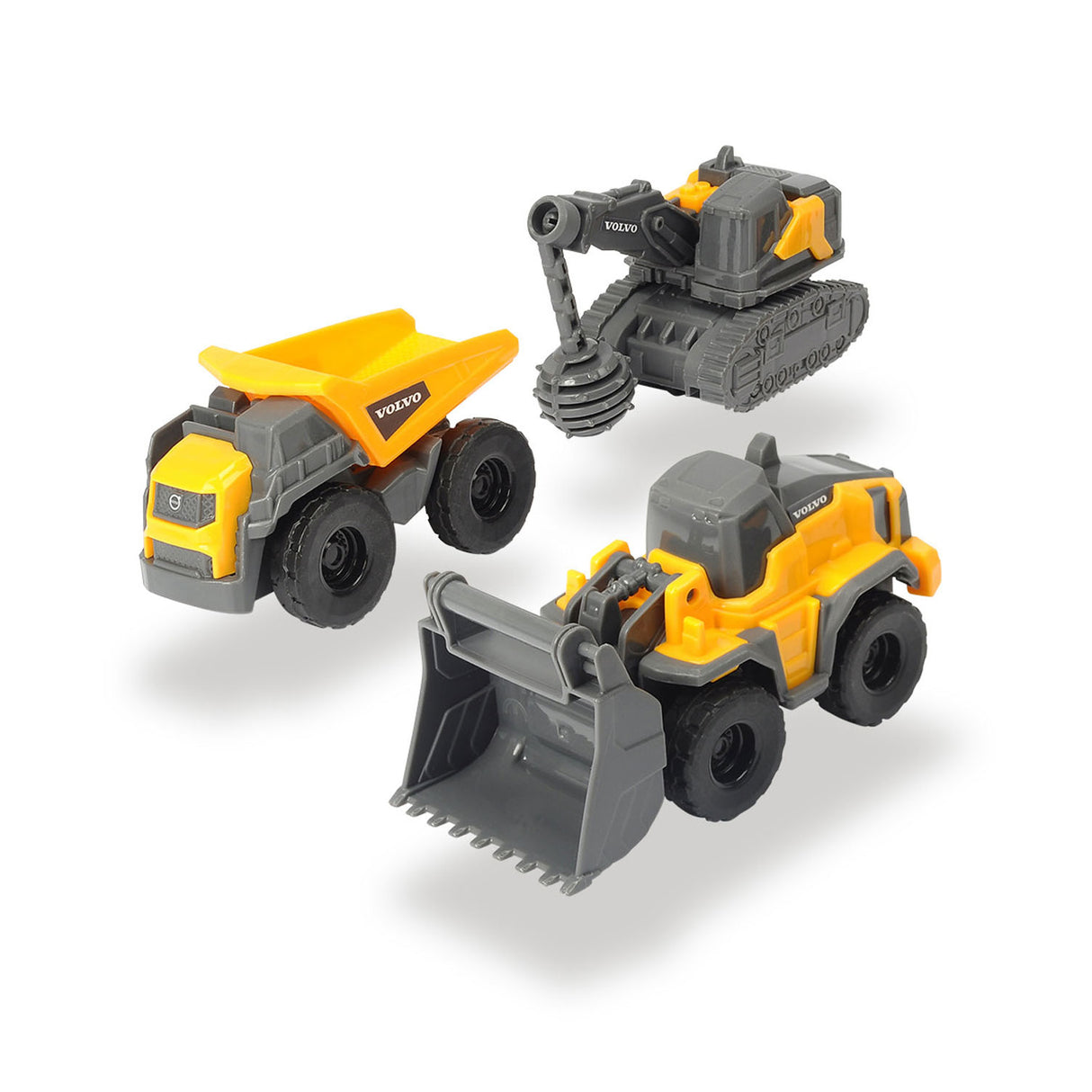 Dickie Volvo Micro Working Vehicles, 3 ..