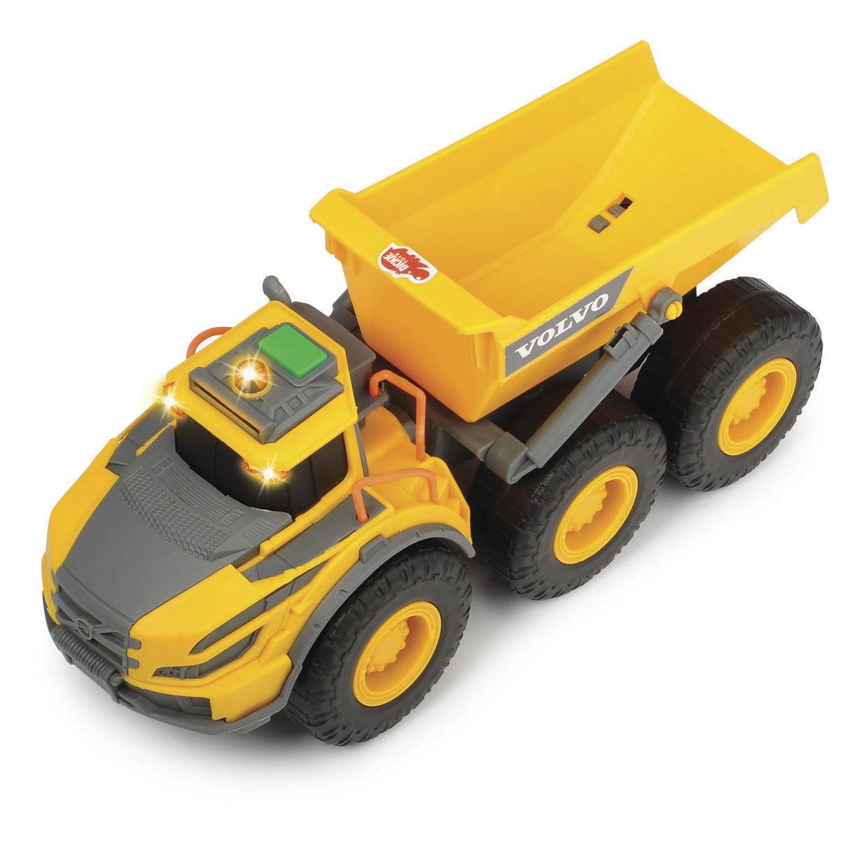 Dickie Volvo Dump Truck with Light and Sound