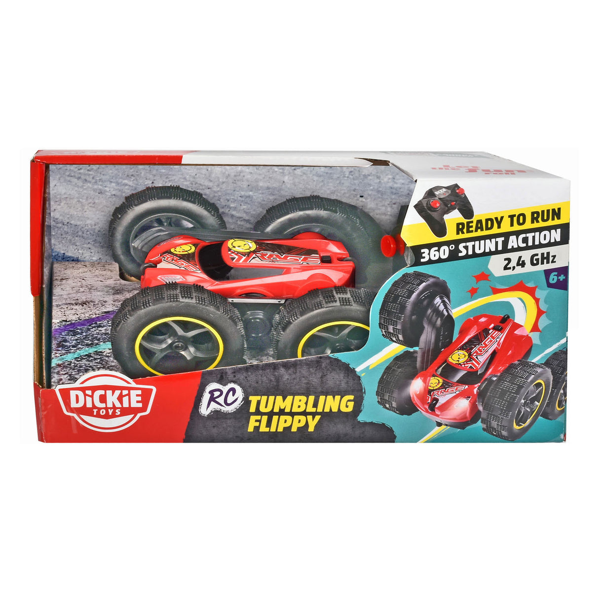 Dickie RC Tumbling Flippy, RTR Remote Controlled Car