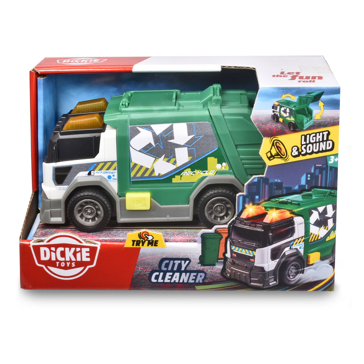 Dickie Garbage Truck with Light and Sound