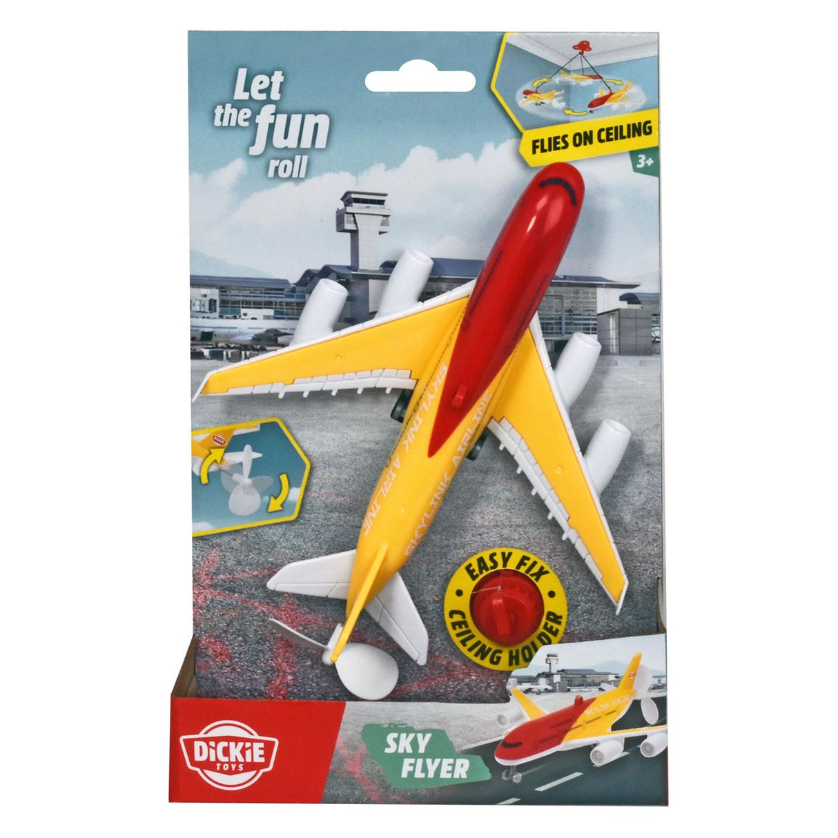 Dickie Decke Sky Flyer Flugzeug