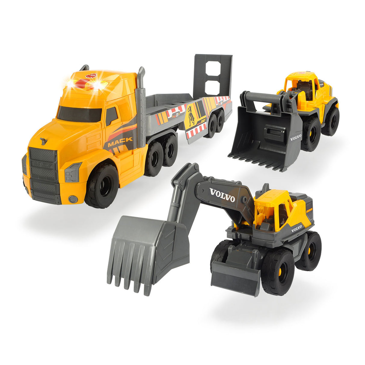 Dickie Mack Volvo Transporter with Work Vehicles